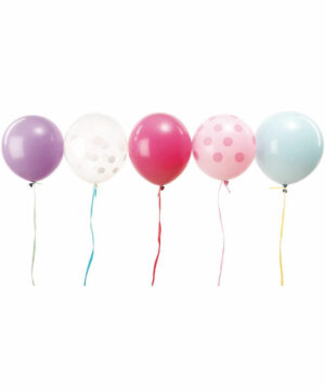 YEY! Let's Party Luftballon Mix pastell 30cm 12 Stück