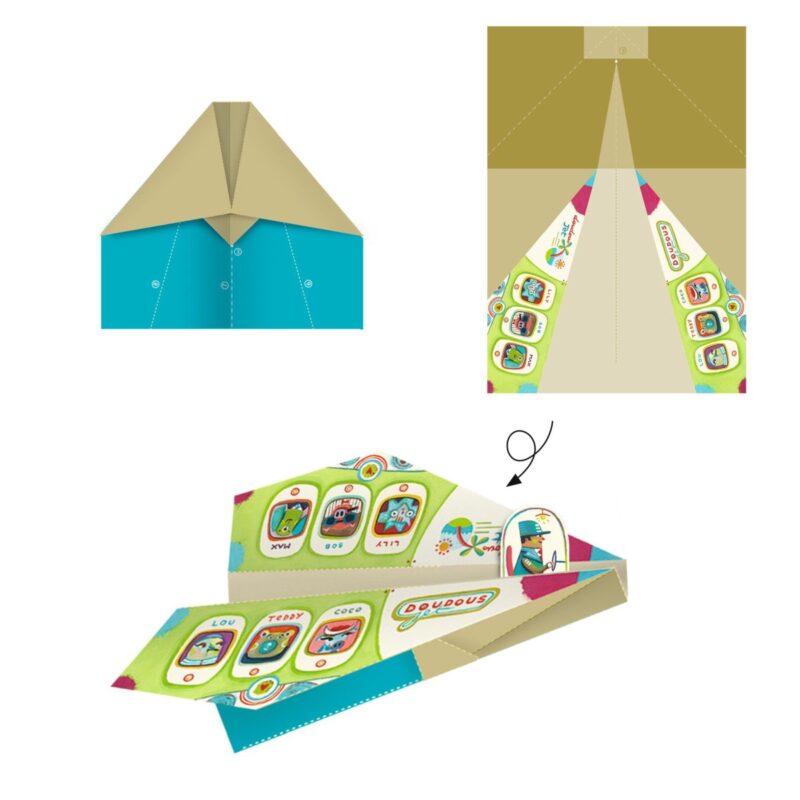 Origami Bastel-Set "Flugzeuge" – Bild 3