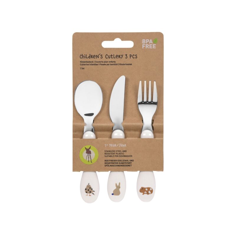 Kinderbesteck-Set aus Edelstahl "Little Mateys" – Royal Blau – Bild 5