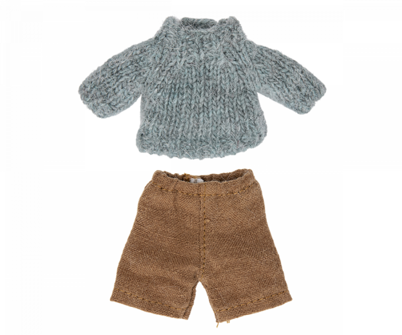 Outfit für die Maus "Strickpullover und Hose" – Big Brother – Bild 2