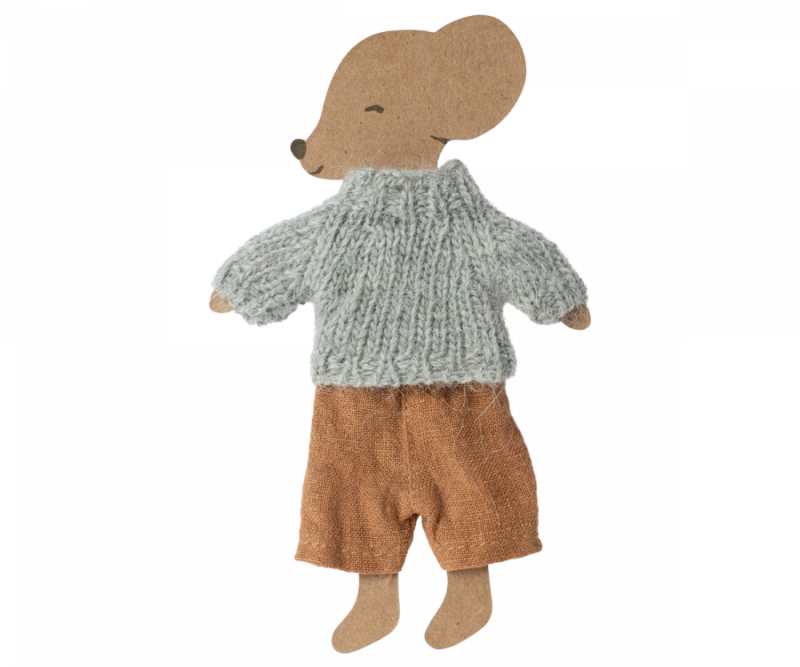 Outfit für die Maus "Strickpullover und Hose" – Big Brother – Bild 3