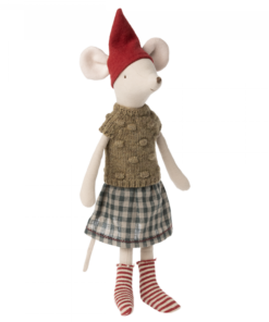 Maileg - Weihnachtsmaus Medium - Mädchen