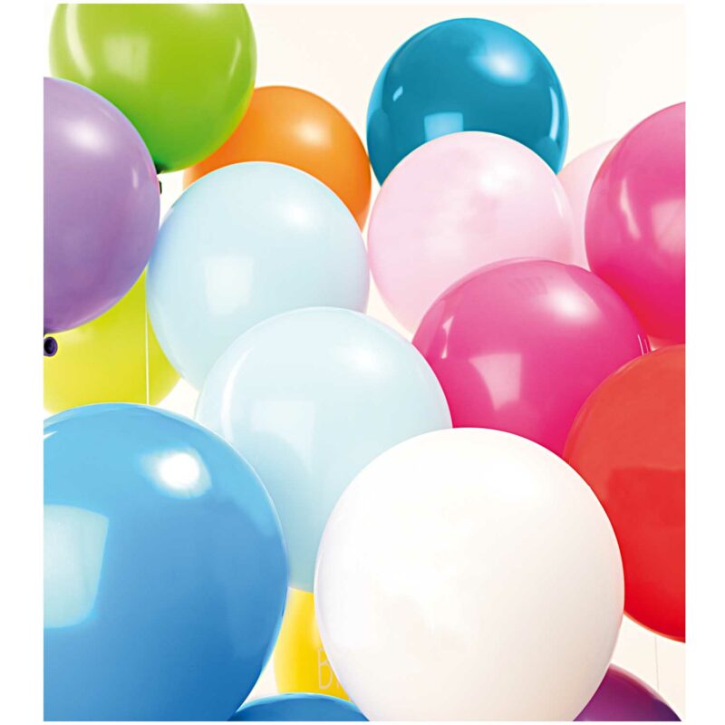 Ballons zum Aufblasen – Multicolor Mix – Bild 3