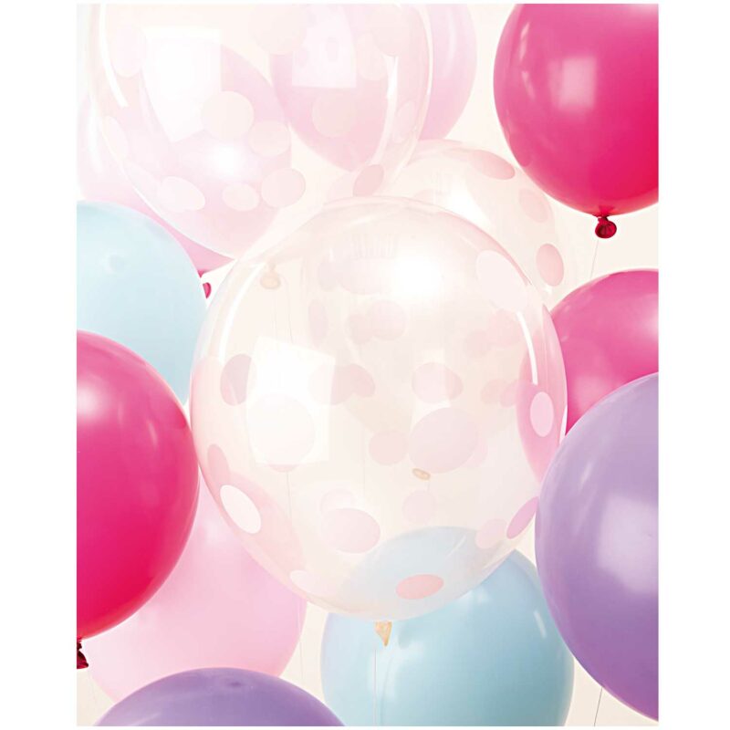 Ballons zum Aufblasen – Pastell Mix – Bild 3