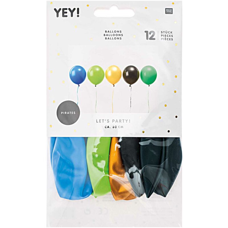 Ballons zum Aufblasen – Piraten Mix – Bild 2