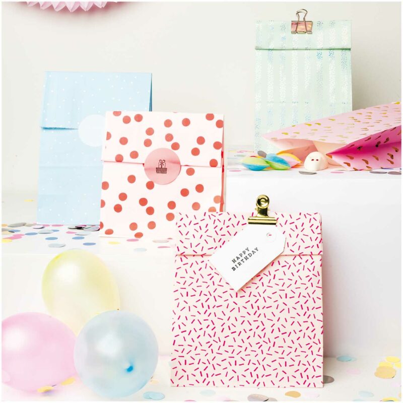 Papiertüten "Blockbodenbeutel" mit Hot Foil-Finish – FSC-MIX – Bild 4