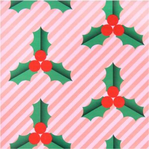 rico design - Geschenkpapier Mix Merry Christmas (Mistelzweig)