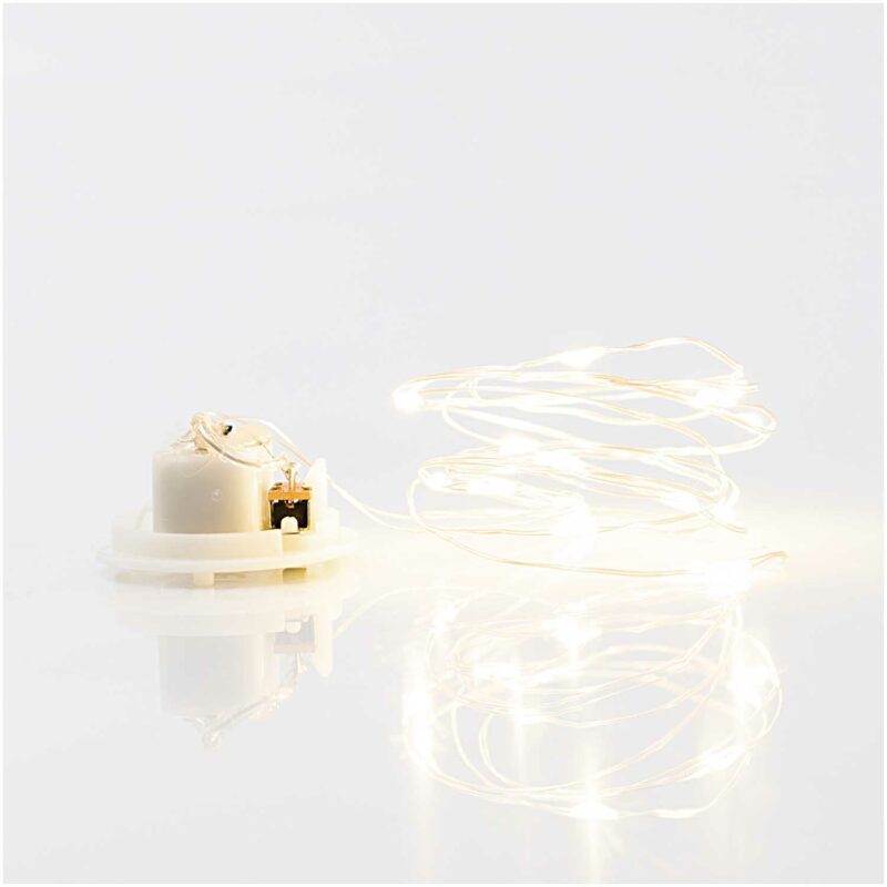 LED-Lichterkette –  Silber – Bild 3