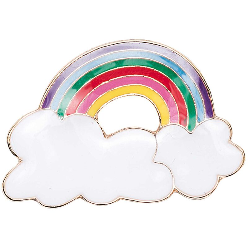 rico design - PIN REGENBOGEN MIT WOLKEN