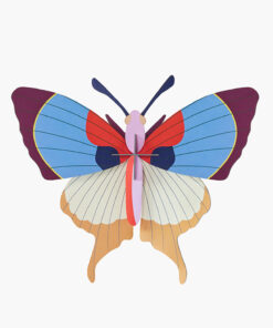 Studio ROOF - plum fringe butterfly