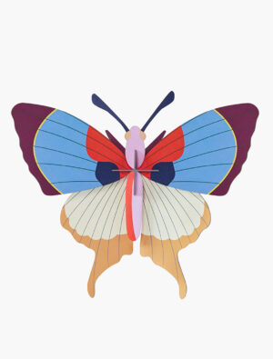 Studio ROOF - plum fringe butterfly