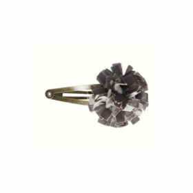 Haarspange “Hair Clip Fluffy Flower” – Grau