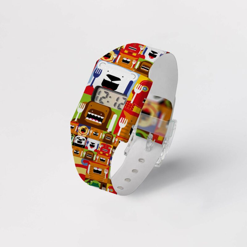 HUNGRY ANIMALS Pappwatch / Paperlike Watch / Digitale Armbanduhr aus Tyvek®