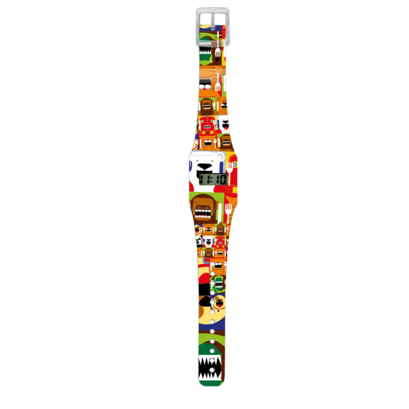 HUNGRY ANIMALS Pappwatch / Paperlike Watch / Digitale Armbanduhr aus Tyvek®