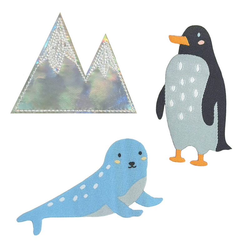 fabfabstickers - Penguin & Seal – Bügelsticker