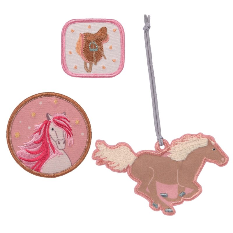 Anhänger & Patches "Schul-Set Unique" – Horse Pink – Bild 2