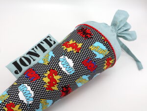 Schultüte "POW" mit Namen