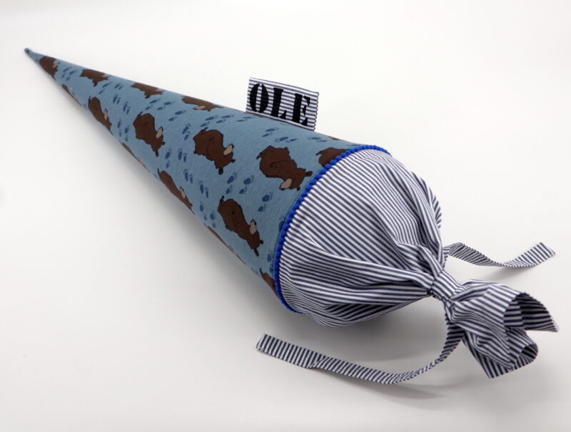 Schultüte "Blaubär" mit Namen – Bild 4