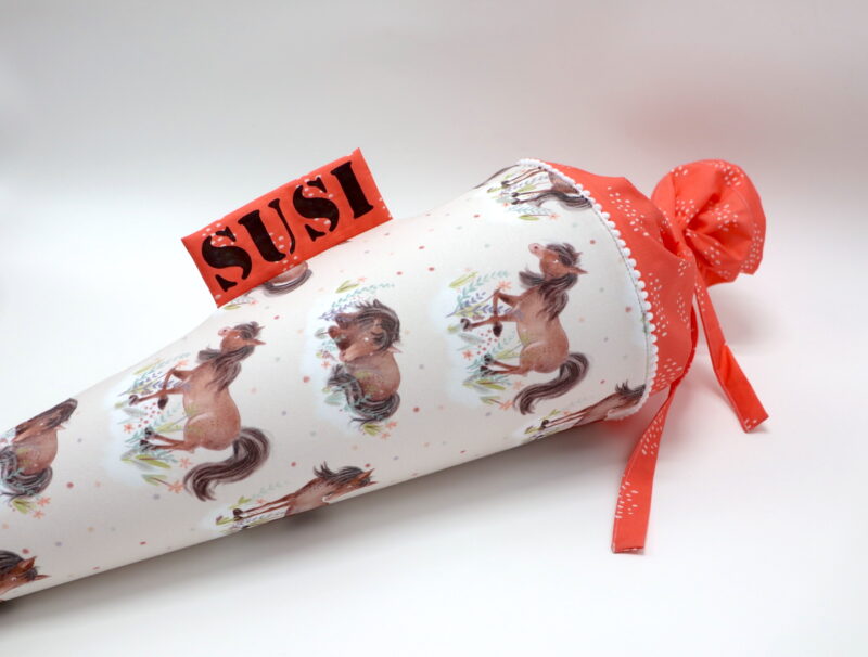 Schultüte "Pferdi" mit Namen – Bild 6