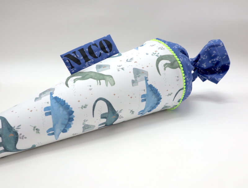 Schultüte "T-Rex" mit Namen – Bild 5