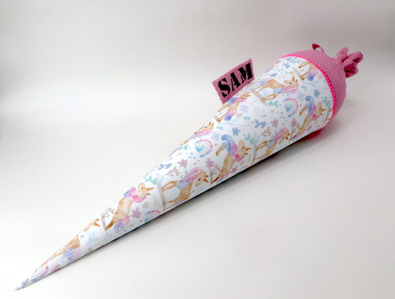 Schultüte "Dreamy Unicorn" mit Namen – Bild 5