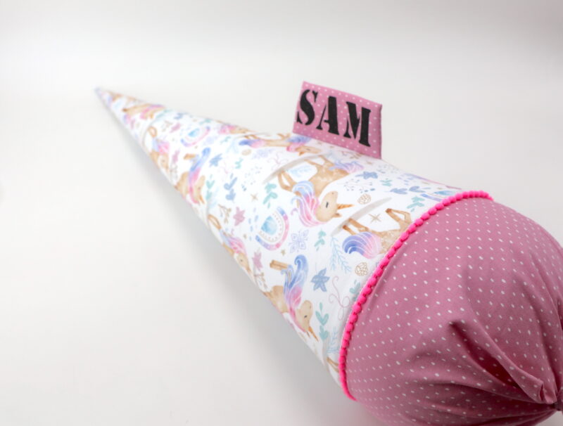 Schultüte "Dreamy Unicorn" mit Namen – Bild 3
