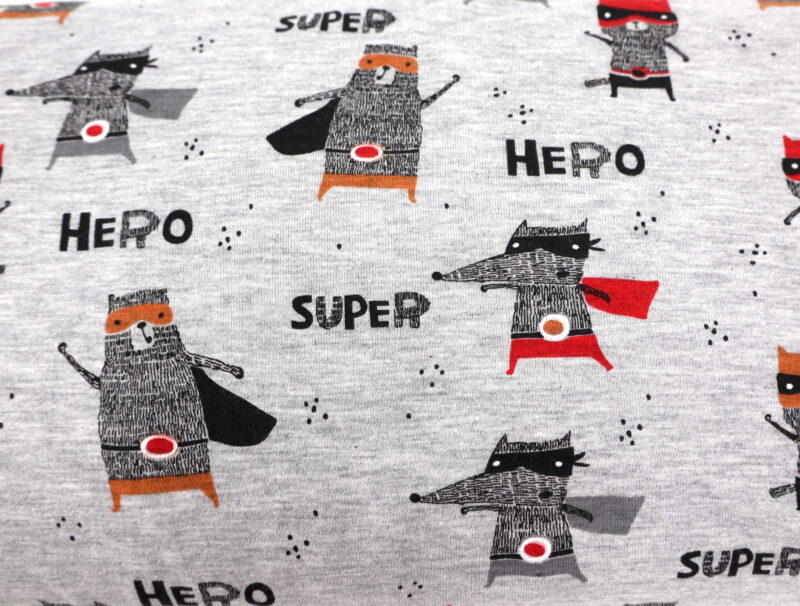 BW Jersey - Melange Superhero - Rot – Bild 3