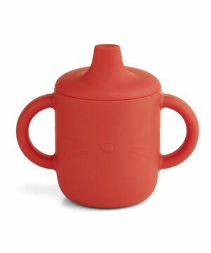 Liewood - Neil Sippy Cup - Cat Apple Red