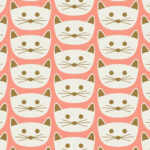 Art Gallery Fabrics - Blush - Cat Nap Pink