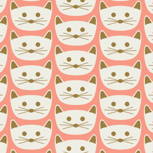 Art Gallery Fabrics - Blush - Cat Nap Pink