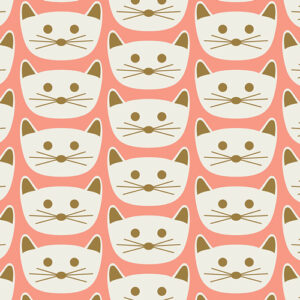 Art Gallery Fabrics - Blush - Cat Nap Pink
