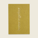 Ava&Yves - Postkarte oliv mit Goldeffekten – better together Ava&Yves - Postkarte oliv mit Goldeffekten – better together