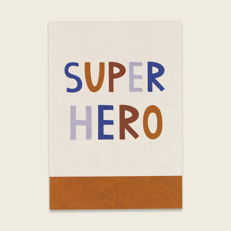 Ava&Yves - Postkarte Super Hero