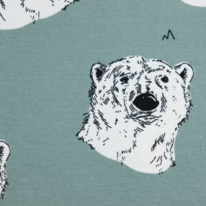 Bloome Copenhagen - POLAR BEAR - ICEBERG GREEN JERSEY KNIT