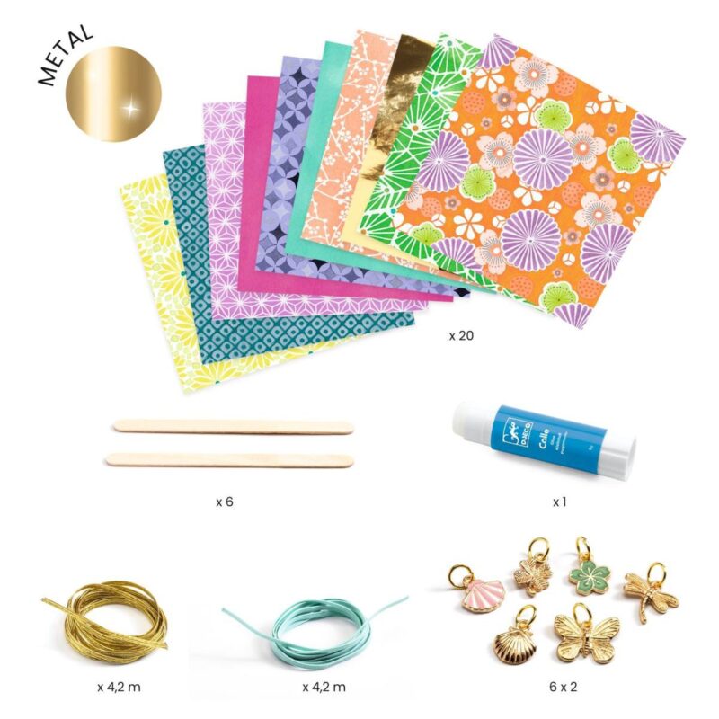 DIY Bastel-Set "Papierperlen" – Stylish & Gold – Bild 2