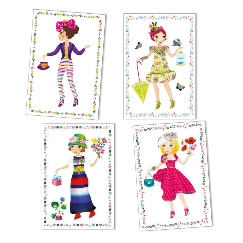 Stickerpuppen: "Massive Fashion" – Papier Puppen – Bild 3