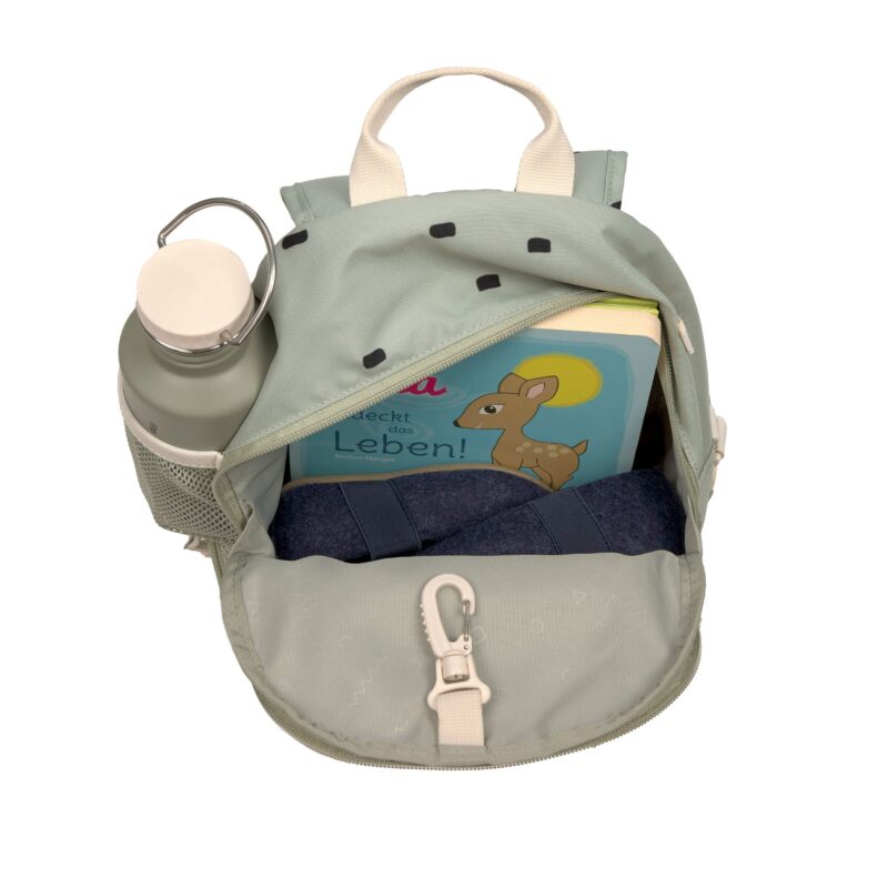 Kindergartenrucksack "Mini Backpack" Happy Prints – Oliv – Bild 4