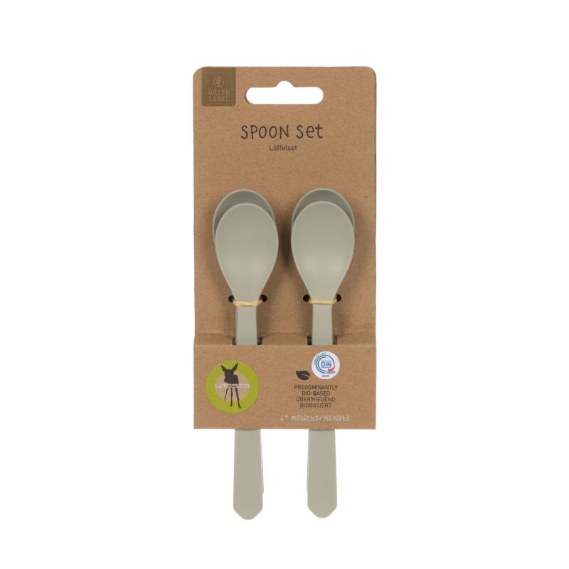 Kinderlöffel 4er Set "Geo" – Grau – Bild 4