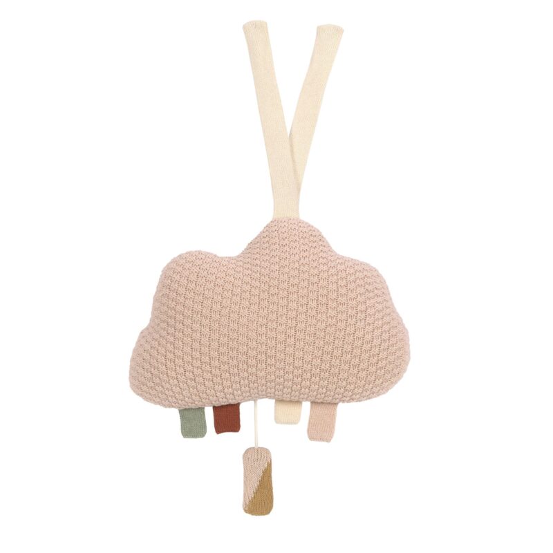 Spieluhr "Knitted Musical Cloud" – Powder Pink – Bild 2