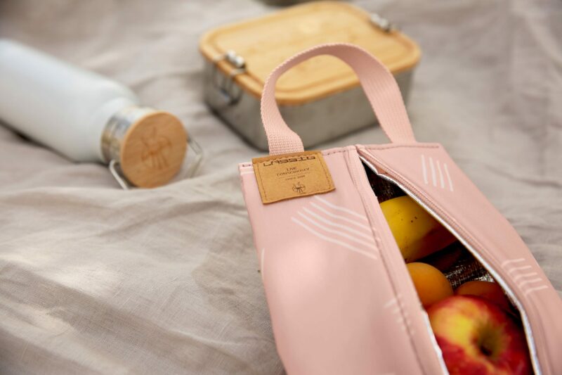 Kühltasche "Insulated Pouch" – Soft Stripes Rose – Bild 2