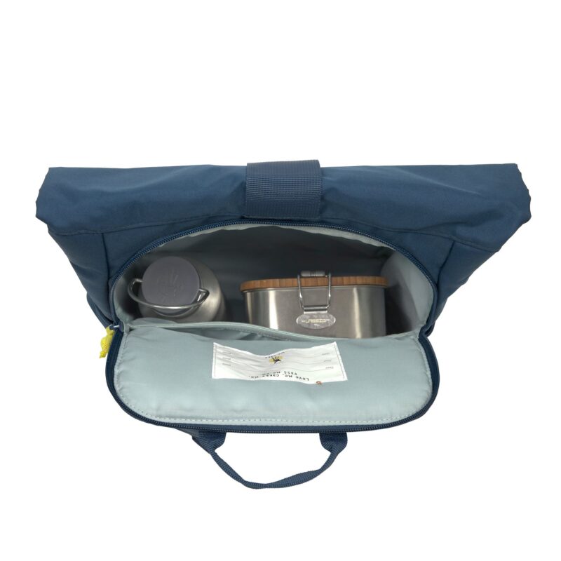 Kinderrucksack "Medium Rolltop Backpack" – Navy – Bild 8
