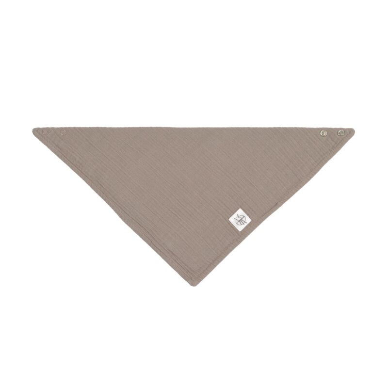 Lässig - Muslin Bandana GOTS taupe +