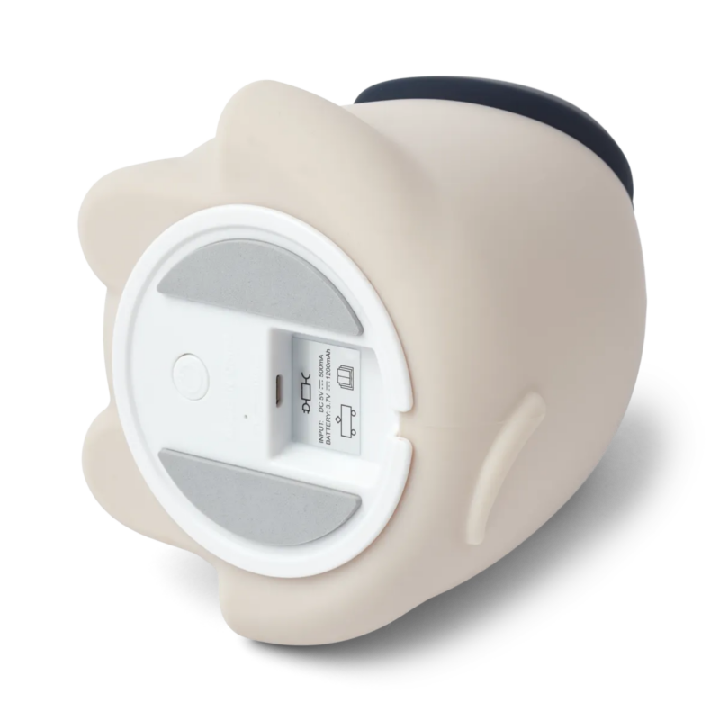 LED-Nachtlicht aus Silikon "Winston Night Light" - Elephant / Sandy mix – Bild 2