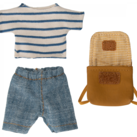 Maileg - Kleidung und Tasche Big Brother Maus
