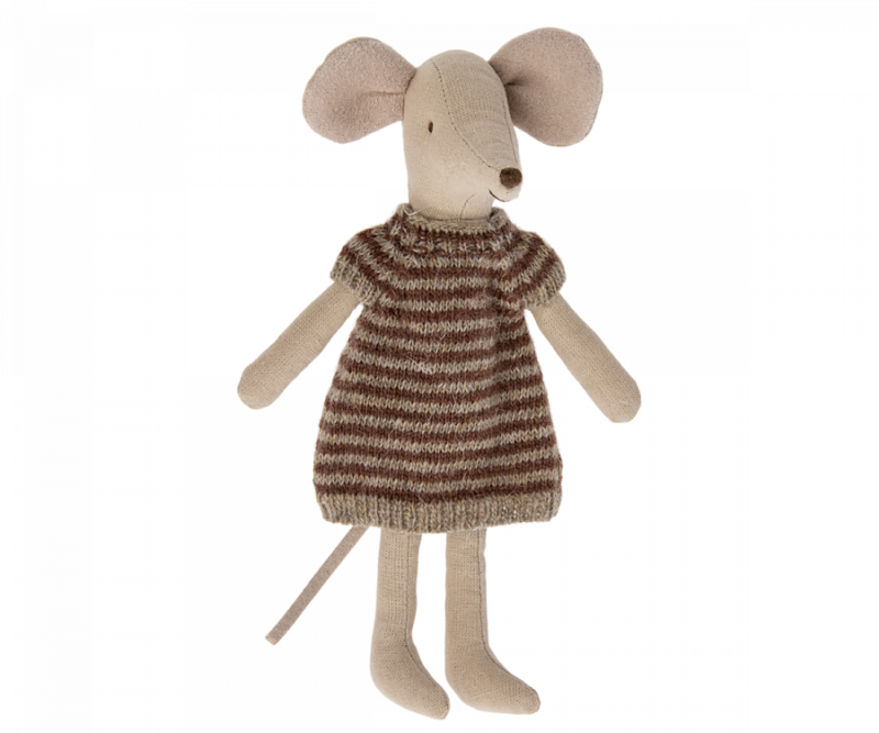 Outfit für die Maus "Mama" – Strickkleid – Bild 3
