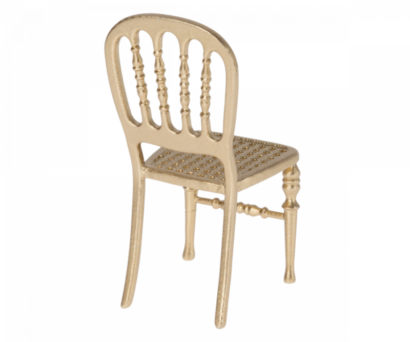 Prunkvoller Stuhl – Gold – Bild 2
