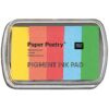 rico design - GROßES STEMPELKISSEN REGEN- BOGEN FIESTA 9.5x6.5 CM