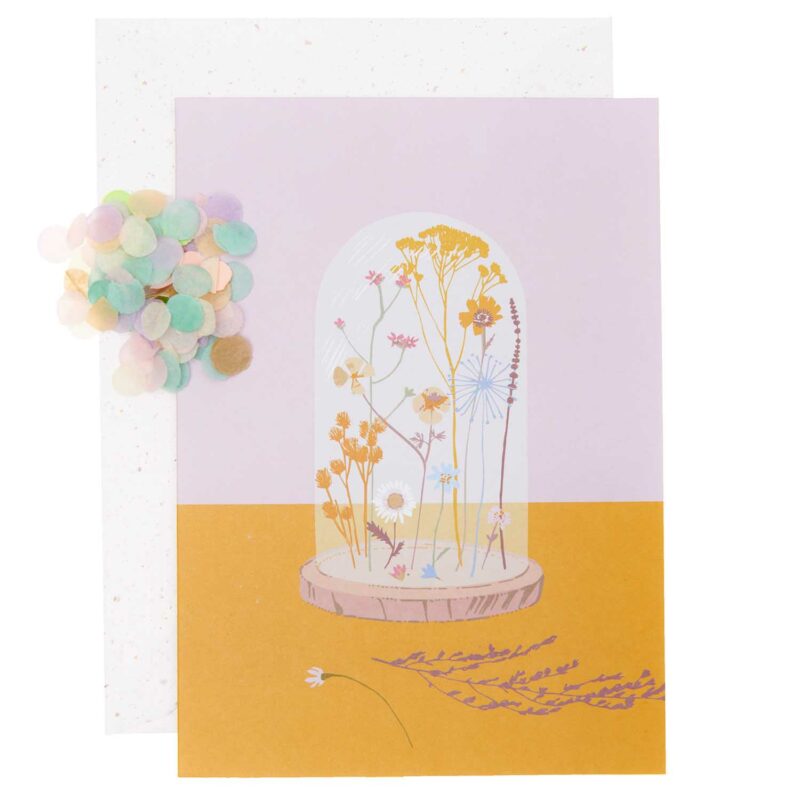 rico design - Paper Poetry Grußkartenset Blumenglocke