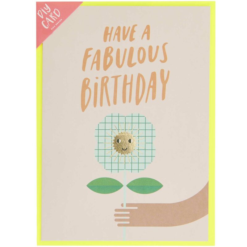 Grußkartenset "D.I.Y" – Fabulous Birthday – Bild 2