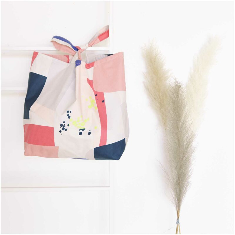 Shopper "Okina Hana" – Hellgrau – Bild 4